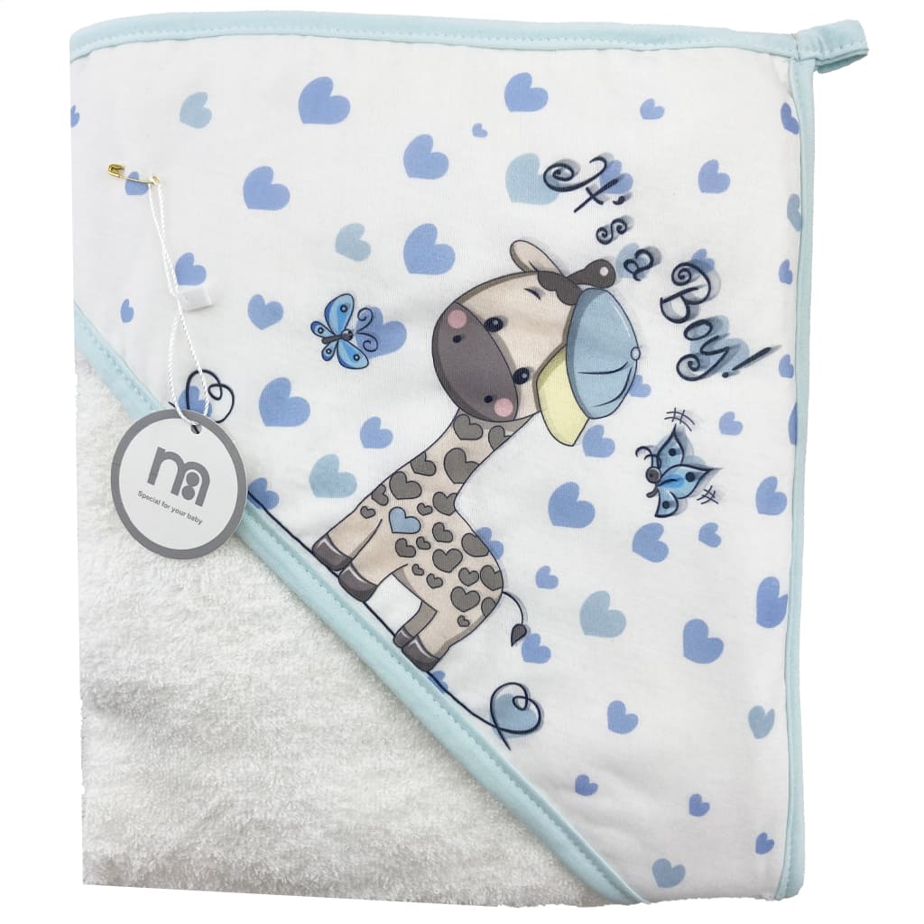 حوله چهارگوش بچگانه زرافه و قلب مادرکر Mothercare1