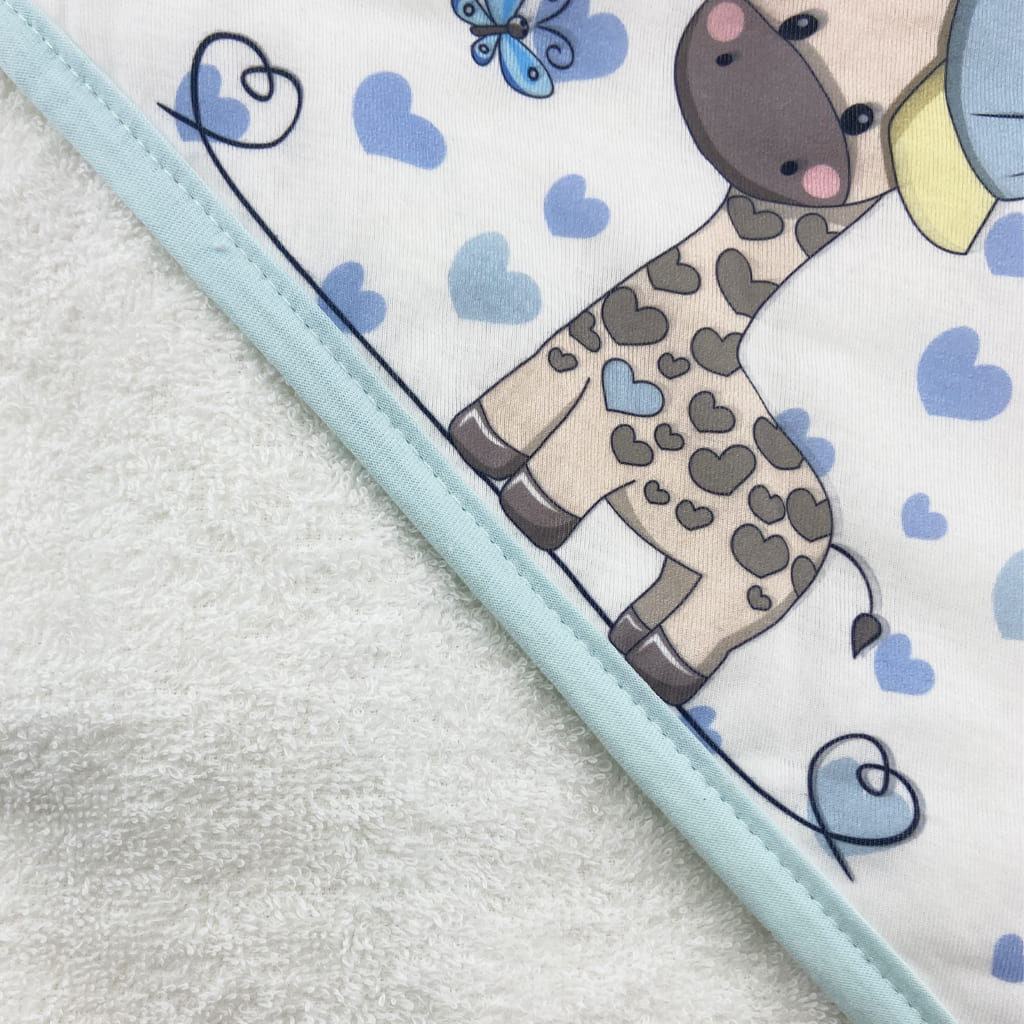 حوله چهارگوش بچگانه زرافه و قلب مادرکر Mothercare2