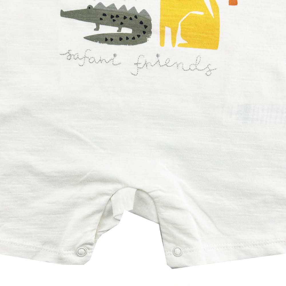 سرهم (رامپر) پسرانه زرافه و تمساح ایندیگو indigo3