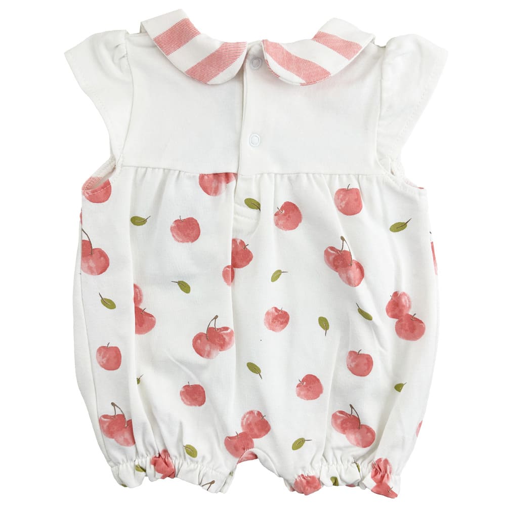 سرهم (رامپر) چین دار طرح آلبالو ایندیگو Indigo2