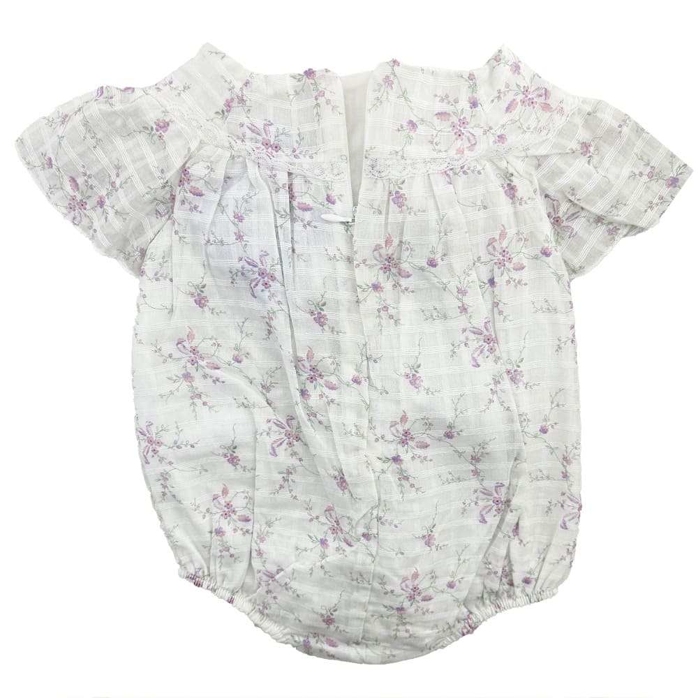 زیردکمه مجلسی دخترانه چهارخانه گل دار ایندیگو indigo1