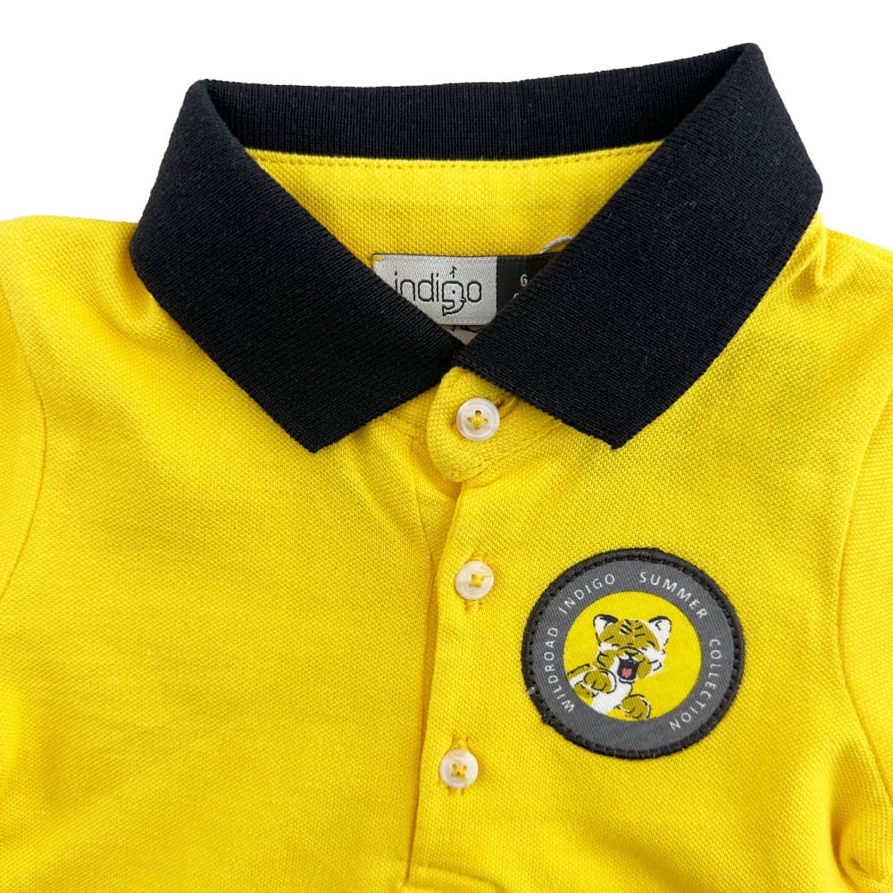 ست تیشرت و شورتک لی ببر زرد ایندیگو Indigo1