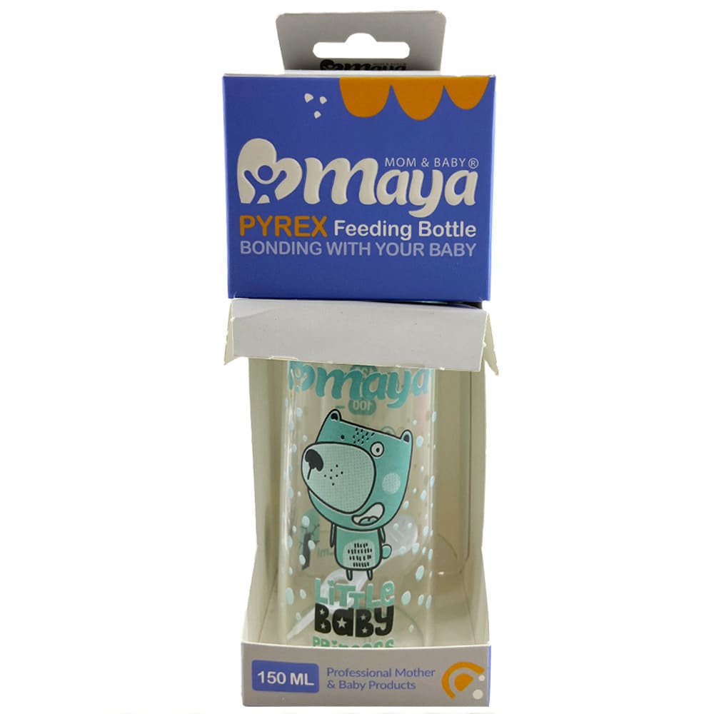 شیشه شیر پیرکس 150 میل خرس خال دار مایا Maya