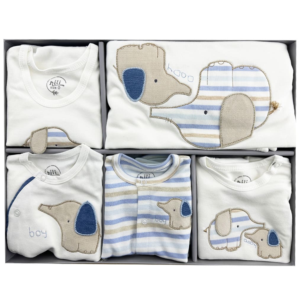 ست بیمارستانی 13 تکه نوزادی فیل نیلی Nili12