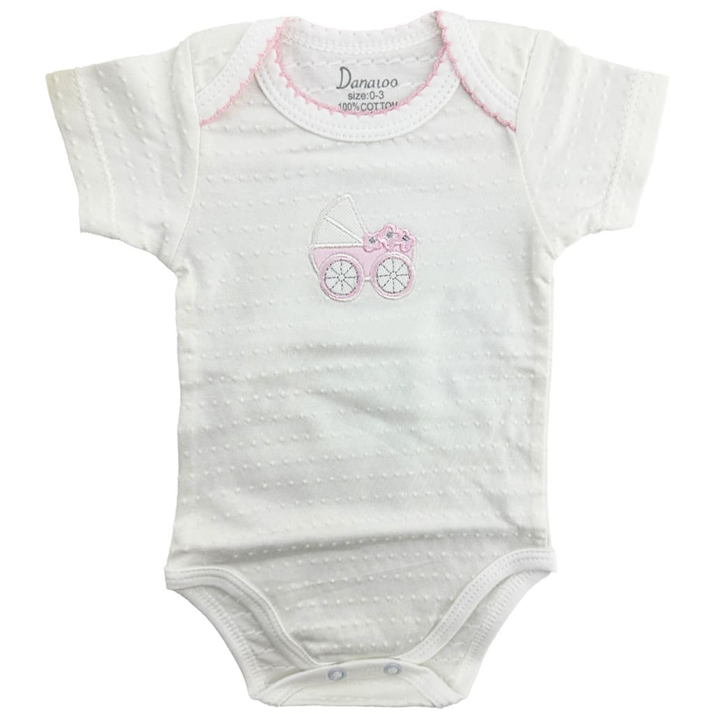 ست 19 تکه نوزادی کالسکه گل دار دانالو Danaloo3