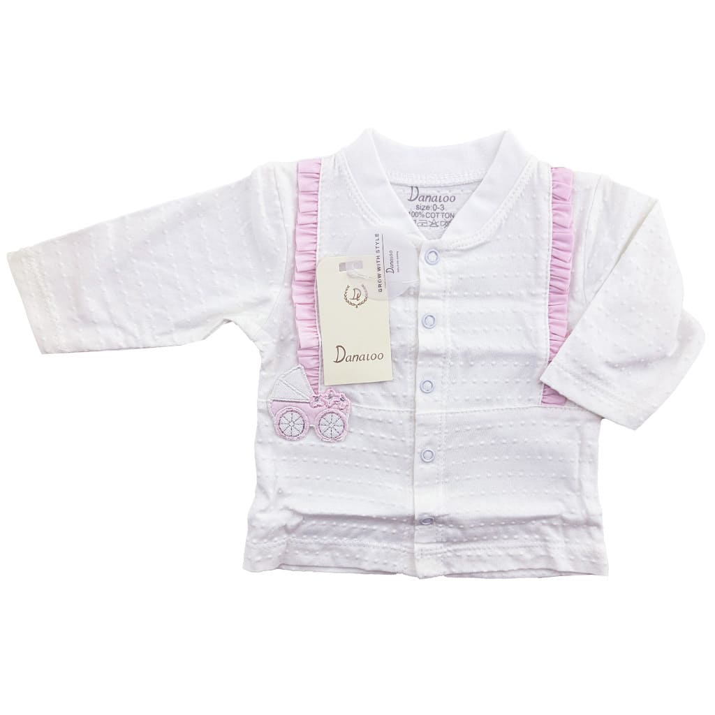 ست 19 تکه نوزادی کالسکه گل دار دانالو Danaloo1