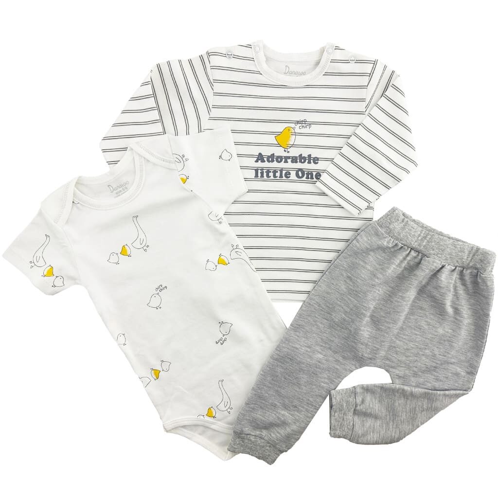 ست سه تکه نوزادی گنجشک Chirp دانالو Danaloo