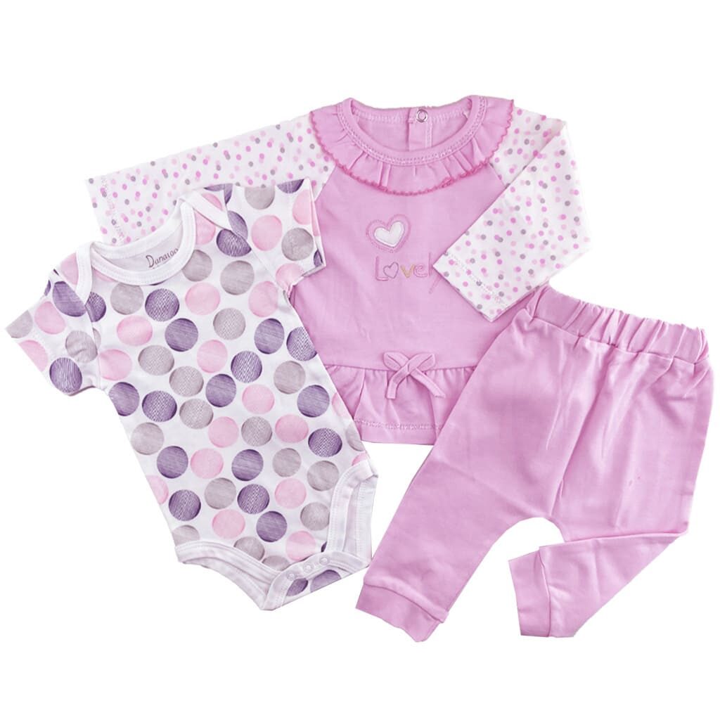 ست سه تکه نوزادی طرح دایره دانالو Danaloo