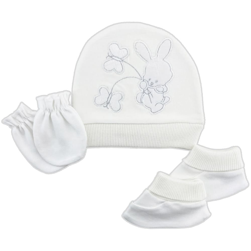 ست کلاه، دستکش و پاپوش خرگوش و پروانه Mother Baby