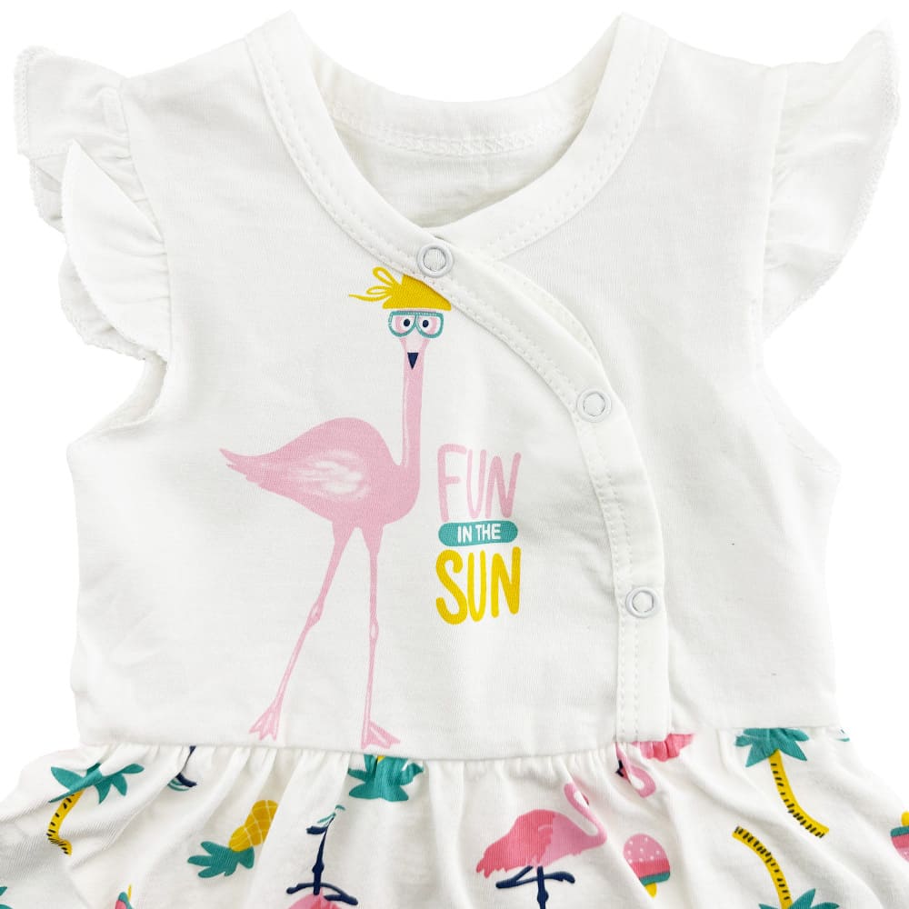 زیردکمه سارافونی دخترانه فلامینگو مهتا Mahta4