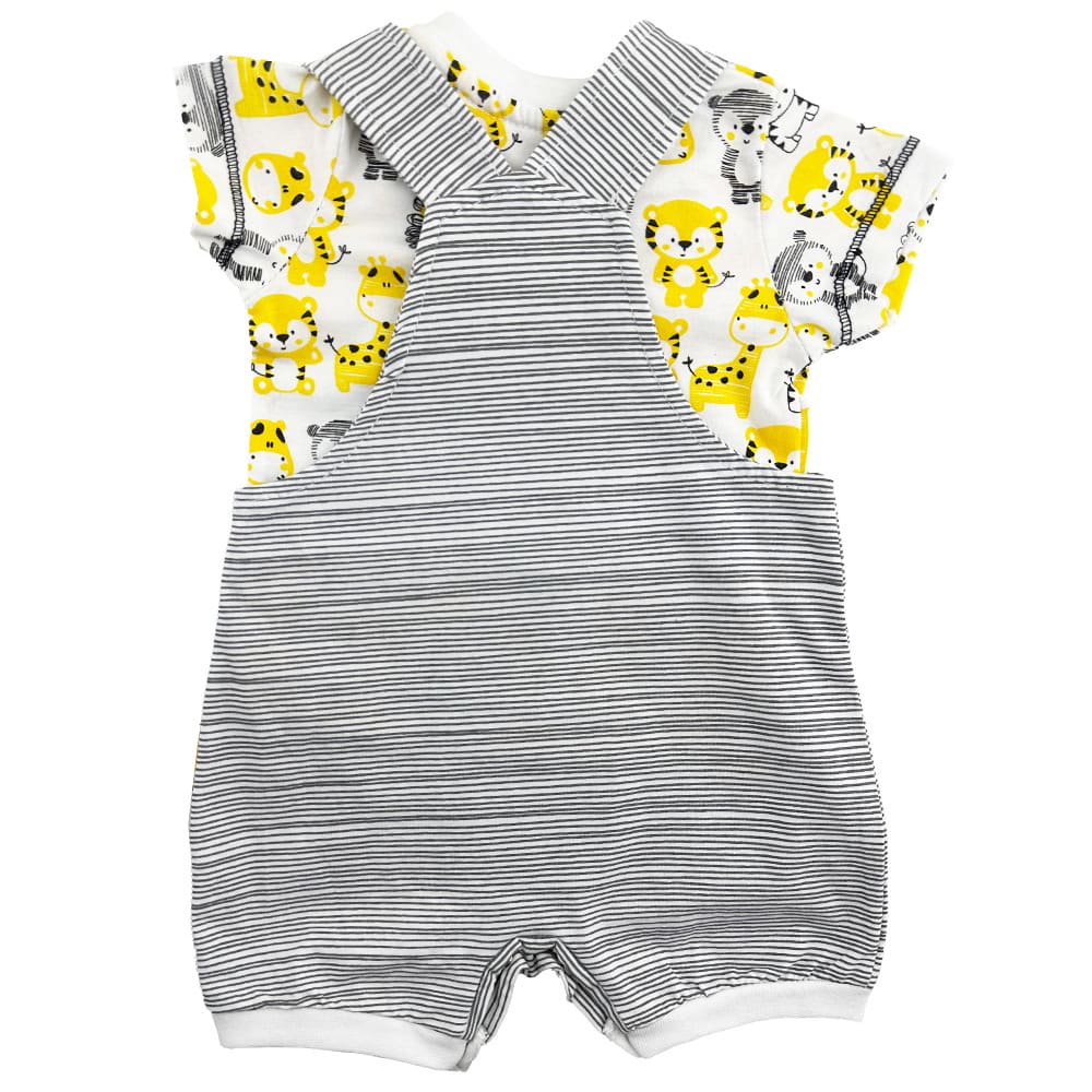 سرهم (رامپر) و تیشرت شیر راه راه مهتا Mahta Baby4