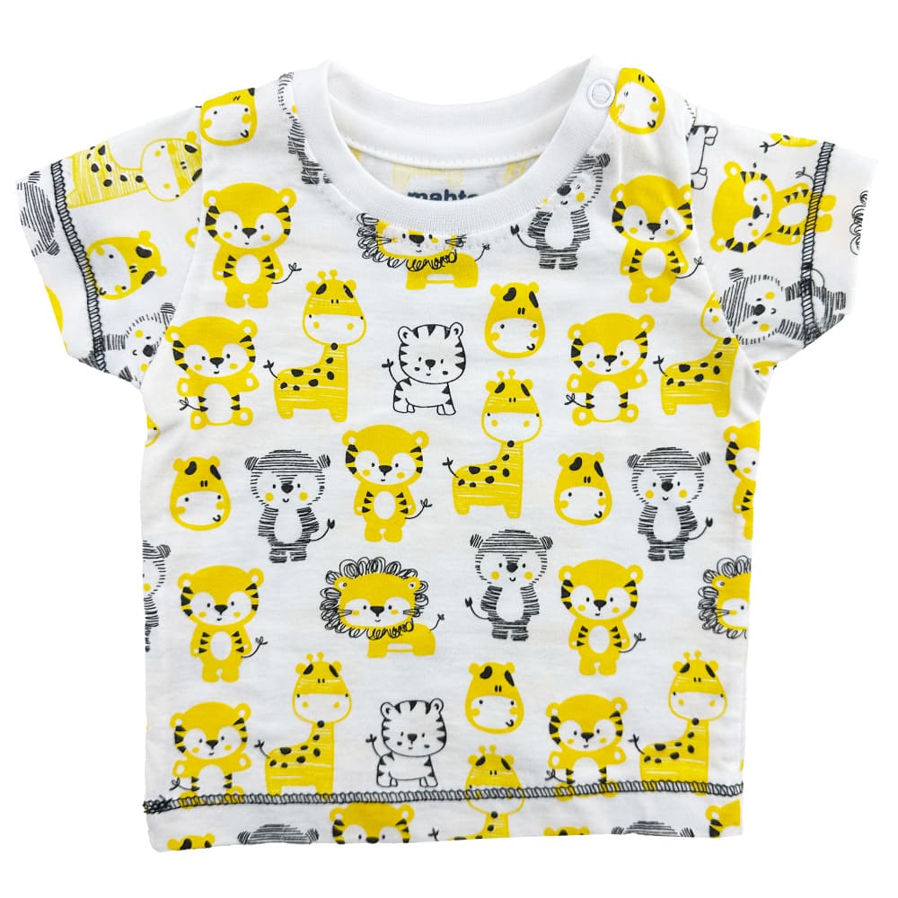 سرهم (رامپر) و تیشرت شیر راه راه مهتا Mahta Baby5