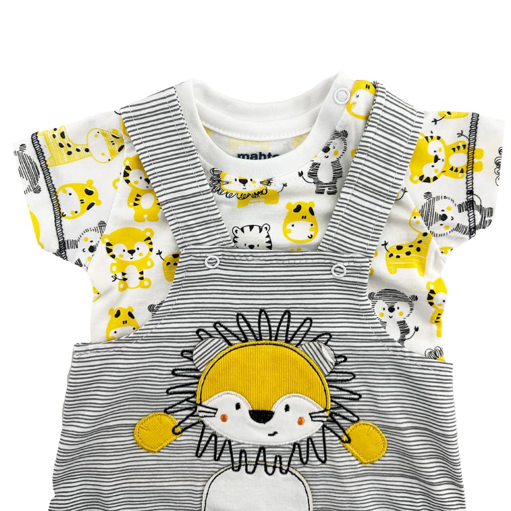 سرهم (رامپر) و تیشرت شیر راه راه مهتا Mahta Baby2