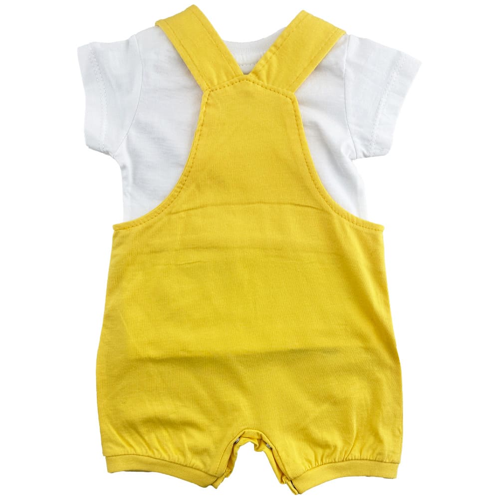 سرهم (رامپر) و تیشرت خرس و زرافه مهتا Mahta Baby2