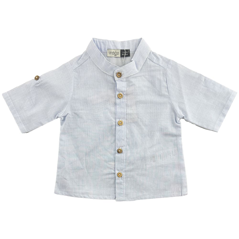 ست پیراهن و شورتک بندینک دار ایندیگو indigo3