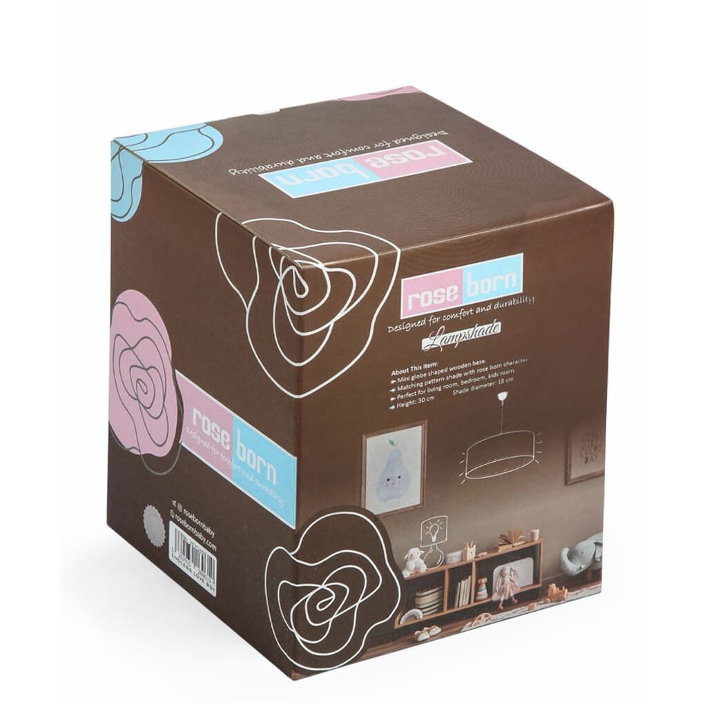 آباژور پایه چوبی رزبرن Rose born