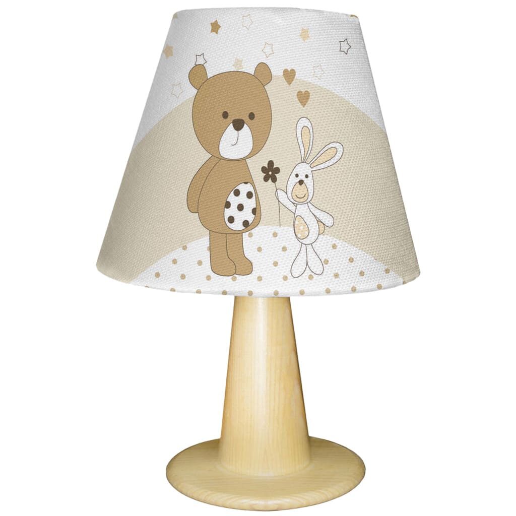 آباژور مخروطی Bear and kite خرس و خرگوش رزبرن Rose born