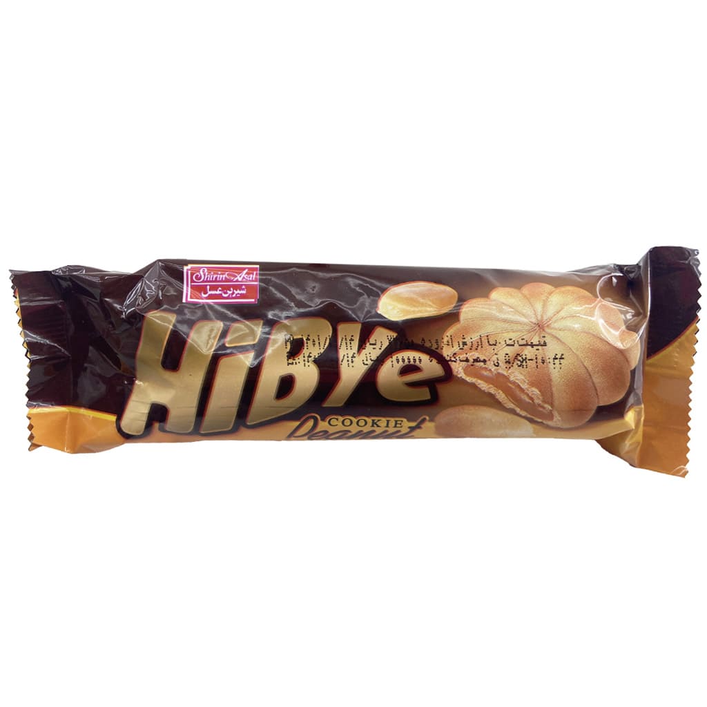 بیسکوییت کرم دار بادام زمینی شیرین عسل Shirin Asal