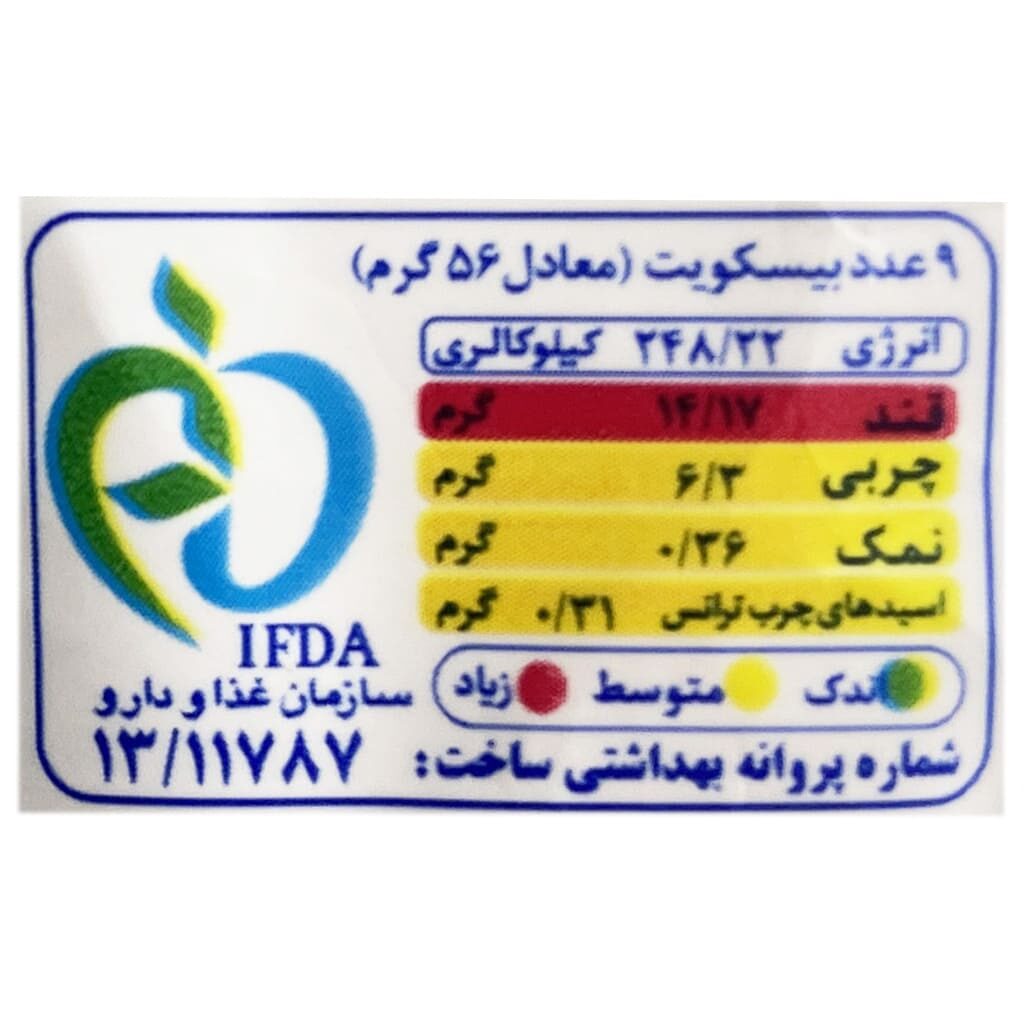 بیسکوییت گندمک 4 عددی سالمین Salemin1