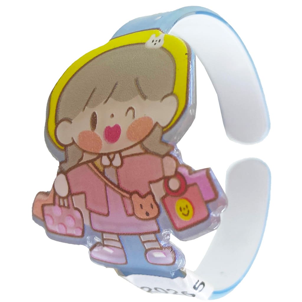 دستبند بچگانه طرح دختر شیشه ای Xiaonuimi4