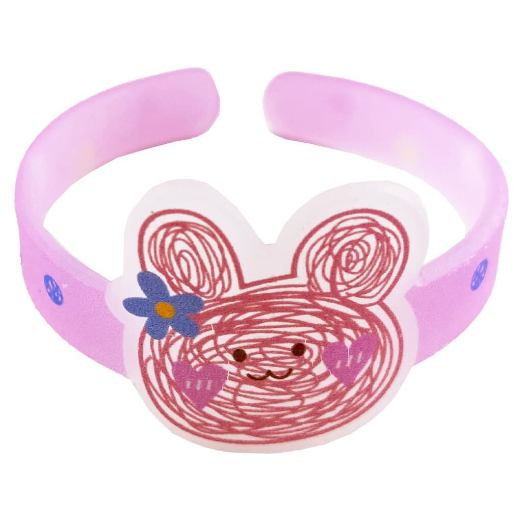 دستبند بچگانه طرح کارتونی Xiaonuimi صورتی