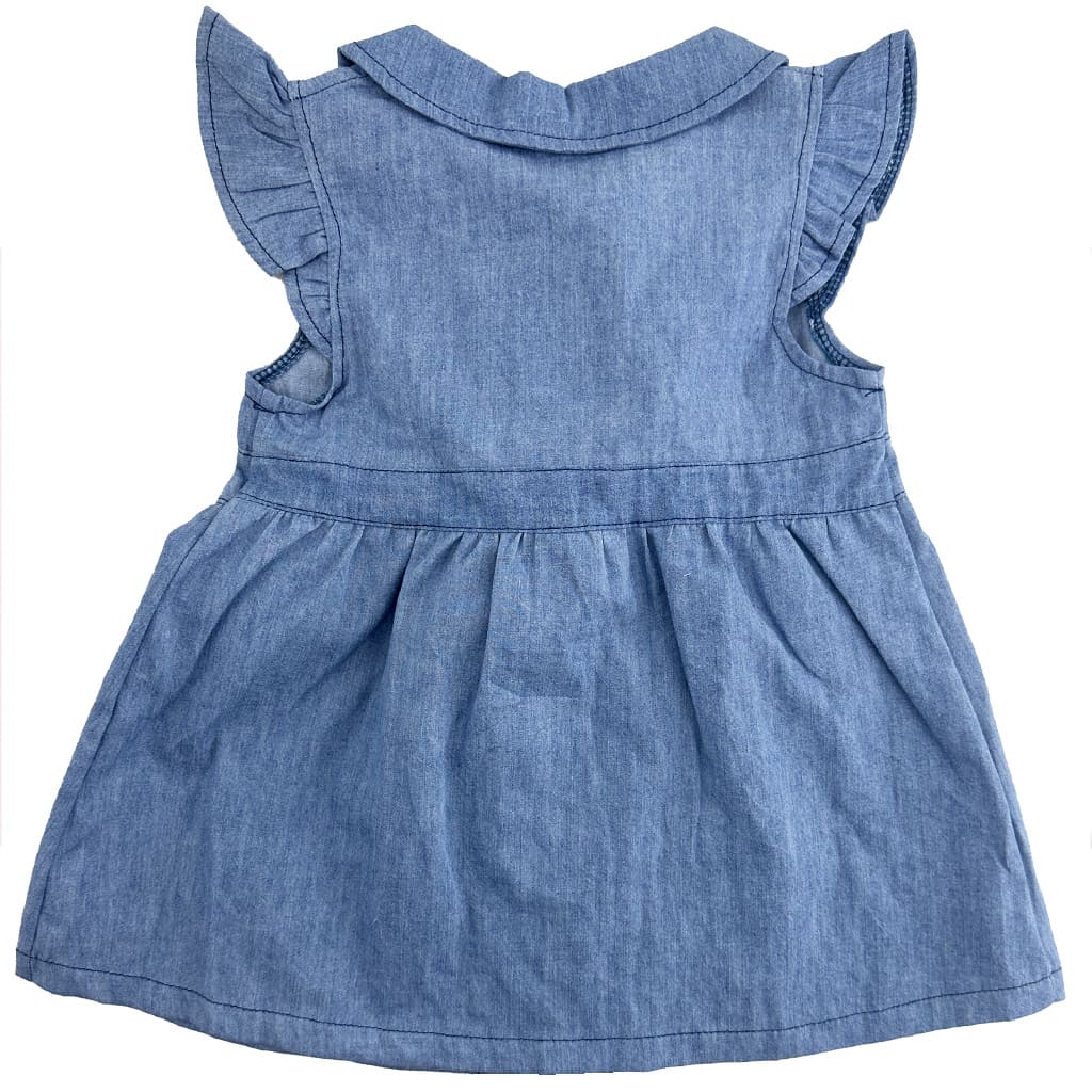 سارافون لی دخترانه گل دار ایندیگو indigo1