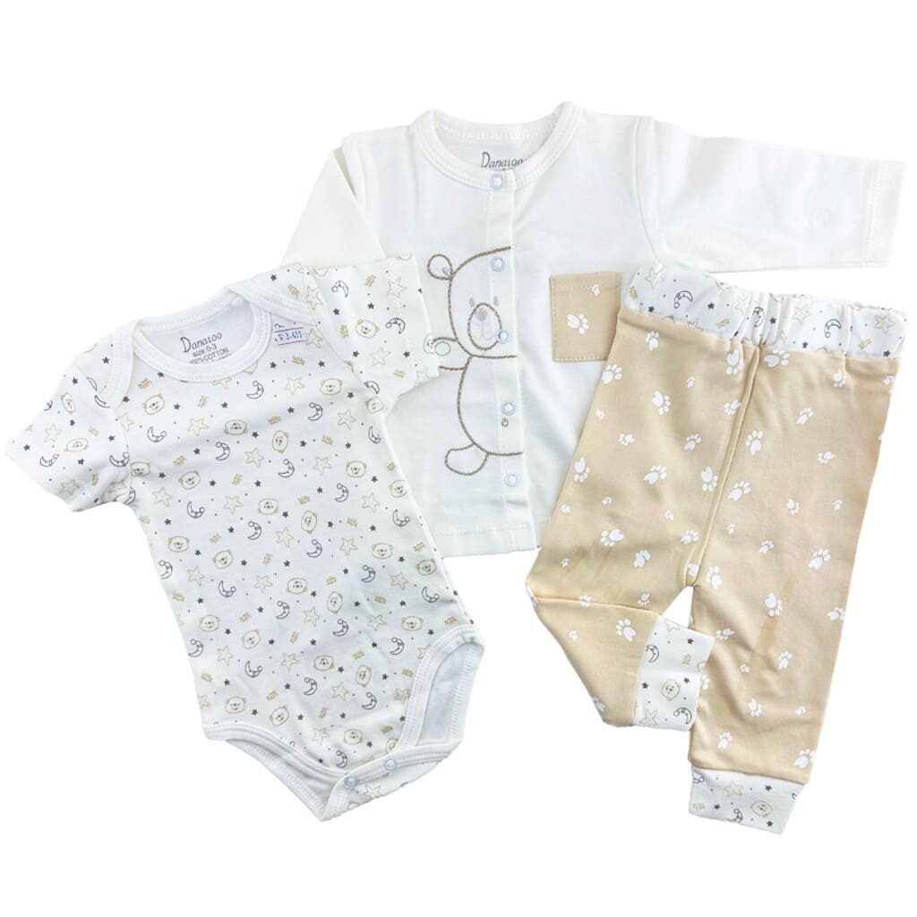 ست سه تکه نوزادی خرس و ستاره دانالو Danaloo