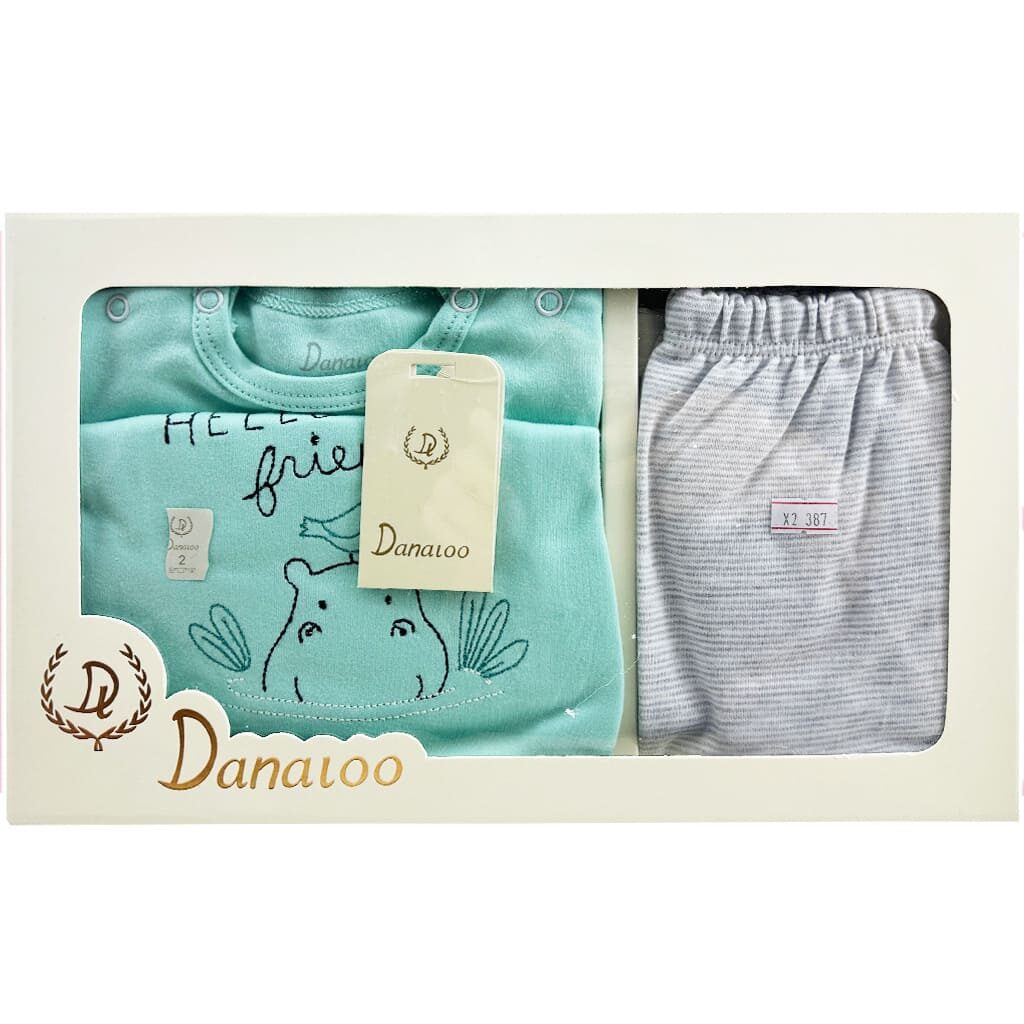 ست بیمارستانی نوزاد 5 تکه اسب آبی دانالو Danaloo