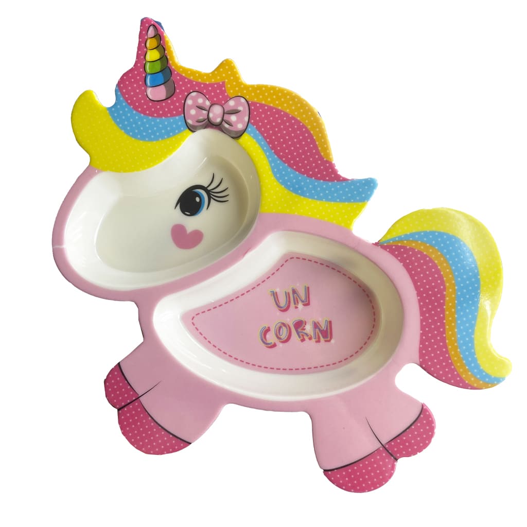 سرویس پنج تکه غذاخوری ملامین اسب تکشاخ چیکو Chicoo5