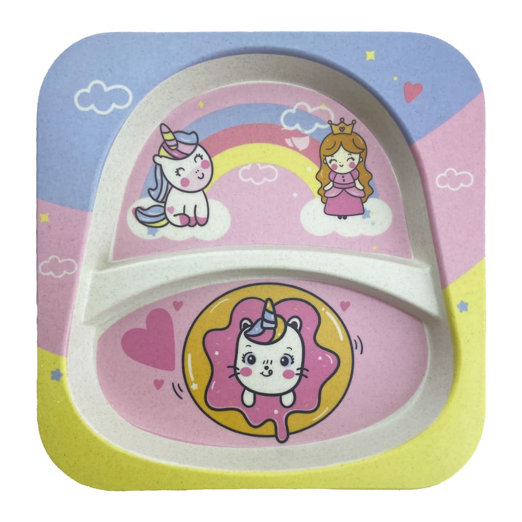 سرویس غذاخوری پنج تکه بامبو اسب تکشاخ کوکو Coco4