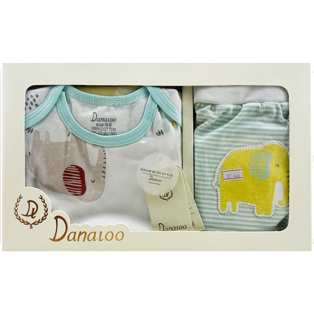 ست 5 تکه نوزادی فیل راه راه دانالو Danaloo