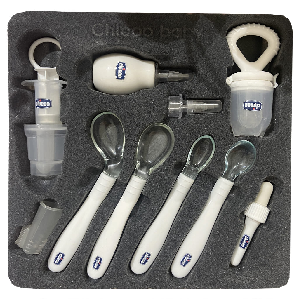 سرویس پک هدیه بهداشتی 10 عددی چیکو Chicoo Baby سفید