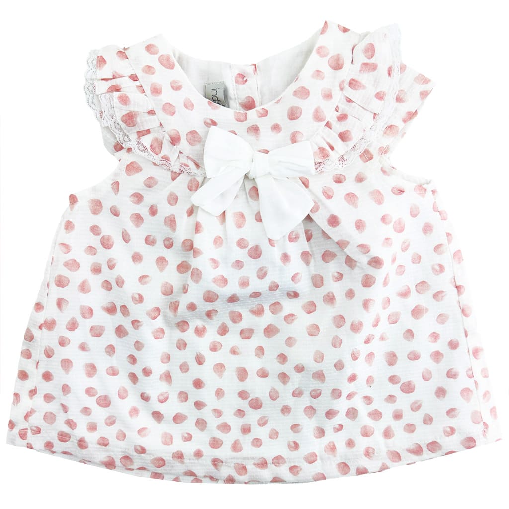 ست تیشرت و شورتک دخترانه گل برگ ایندیگو Indigo3