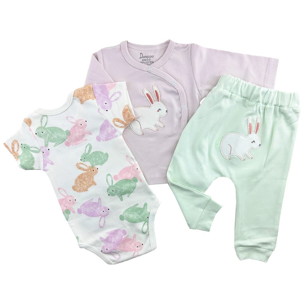 ست سه تکه نوزادی خرگوش دانالو Danaloo