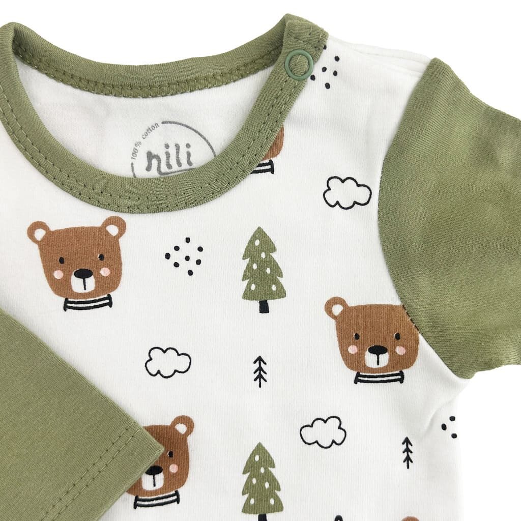 ست سه تکه جلیقه، زیردکمه و شلوار خرس ایندیگو indigo1