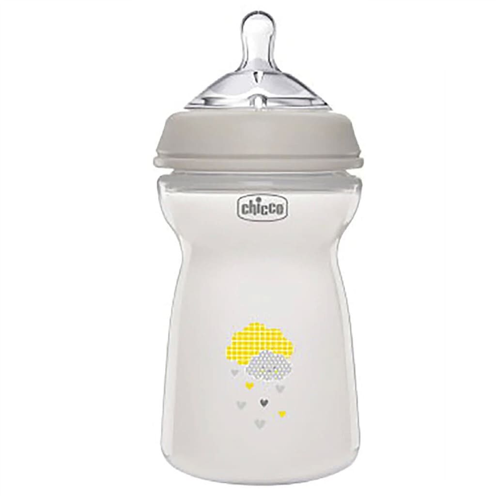 شیشه شیر نچرال 6+ماه Step up ابر چیکو Chicco1