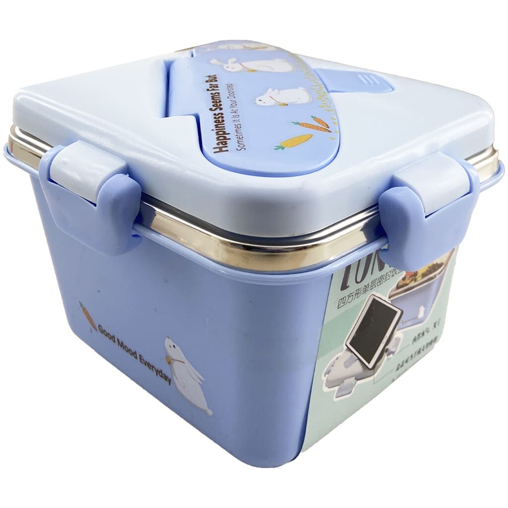 ظرف غذا (لانچ باکس) پلاستیکی طرح خرگوش کد 533