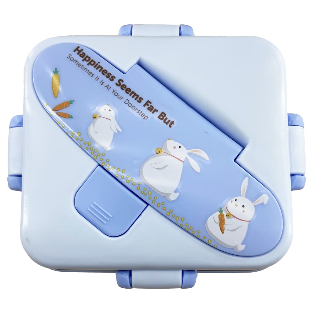 ظرف غذا (لانچ باکس) استیل طرح خرگوش4