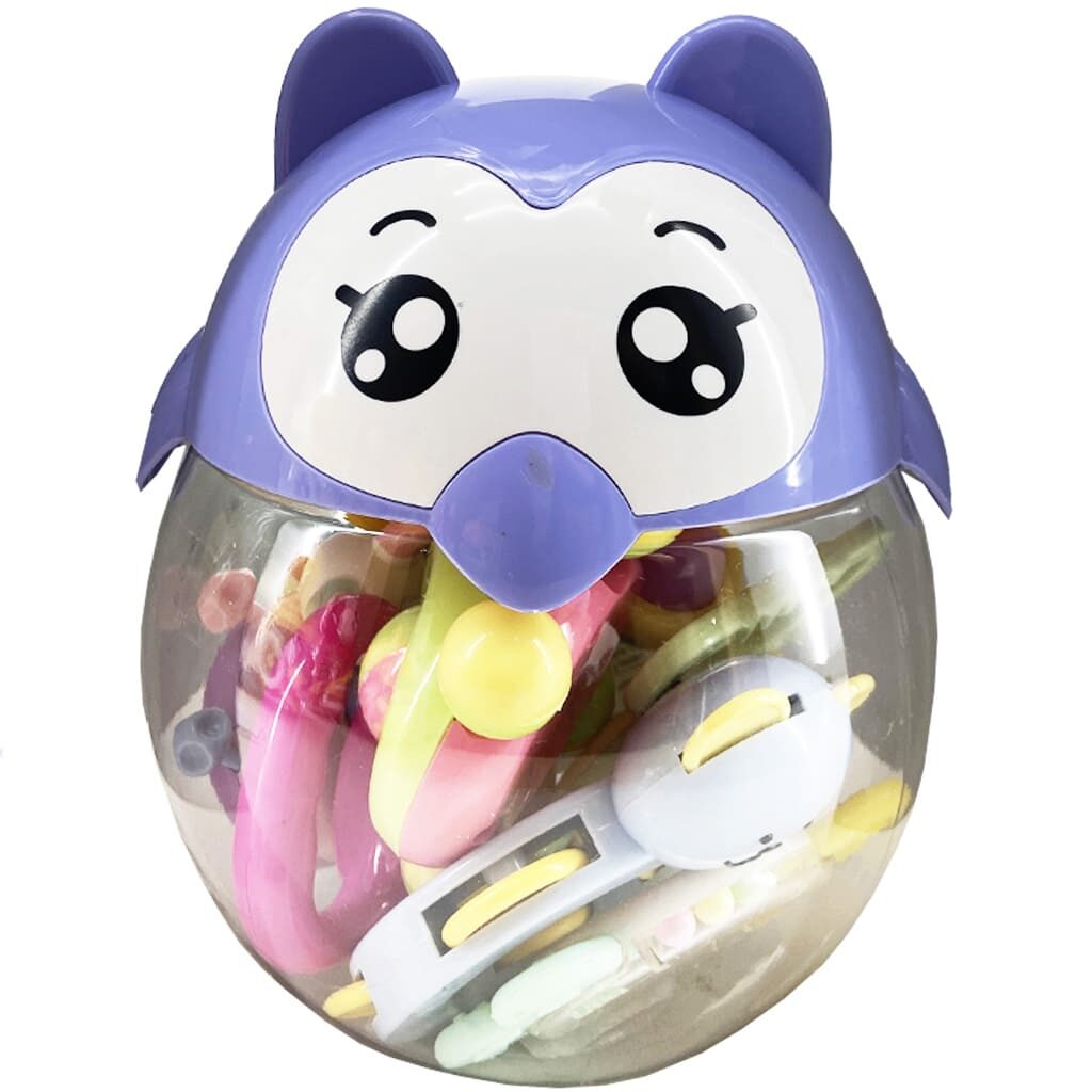 پک جغجغه عروسکی كد AB808 جغد Baby Toys