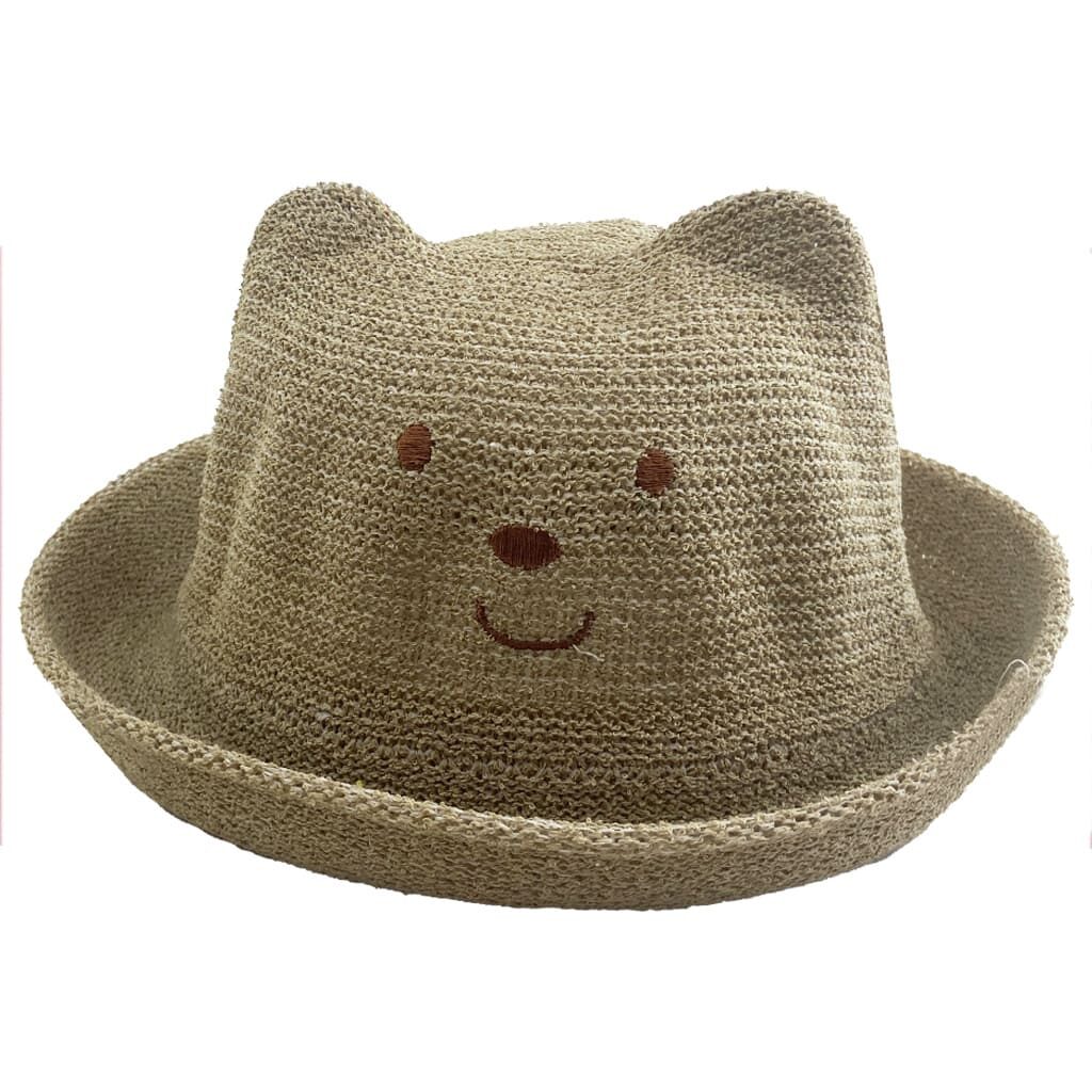 کلاه لبه دار بچگانه کنفی طرح حیوانات2