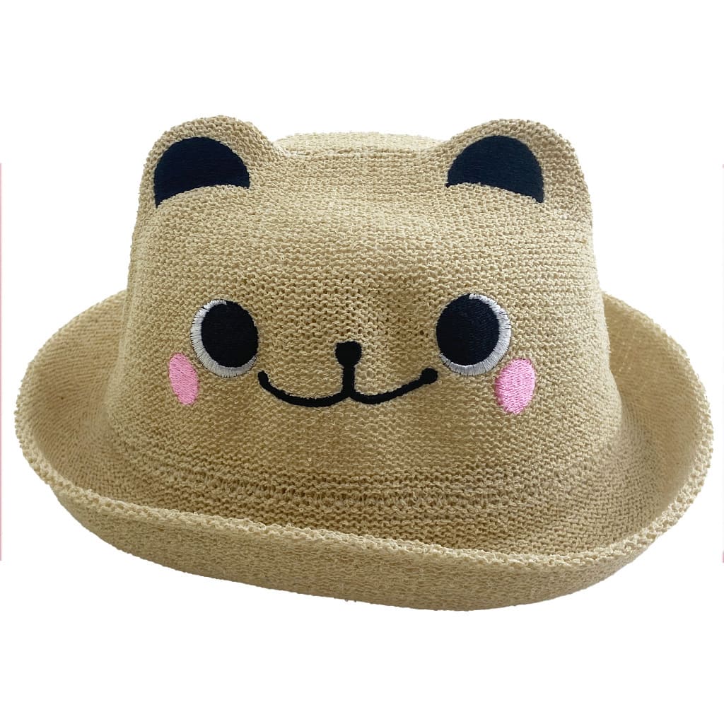 کلاه لبه دار بچگانه کنفی طرح حیوانات1