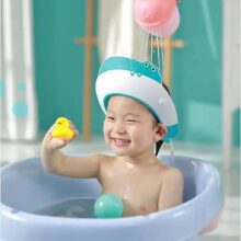کلاه حمام سیلیکونی نوزاد تمساح Baby Shampoo Hat2