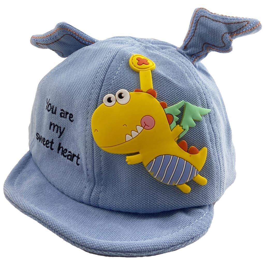 کلاه نقاب دار بچگانه My Sweet Heart دایناسور آبی