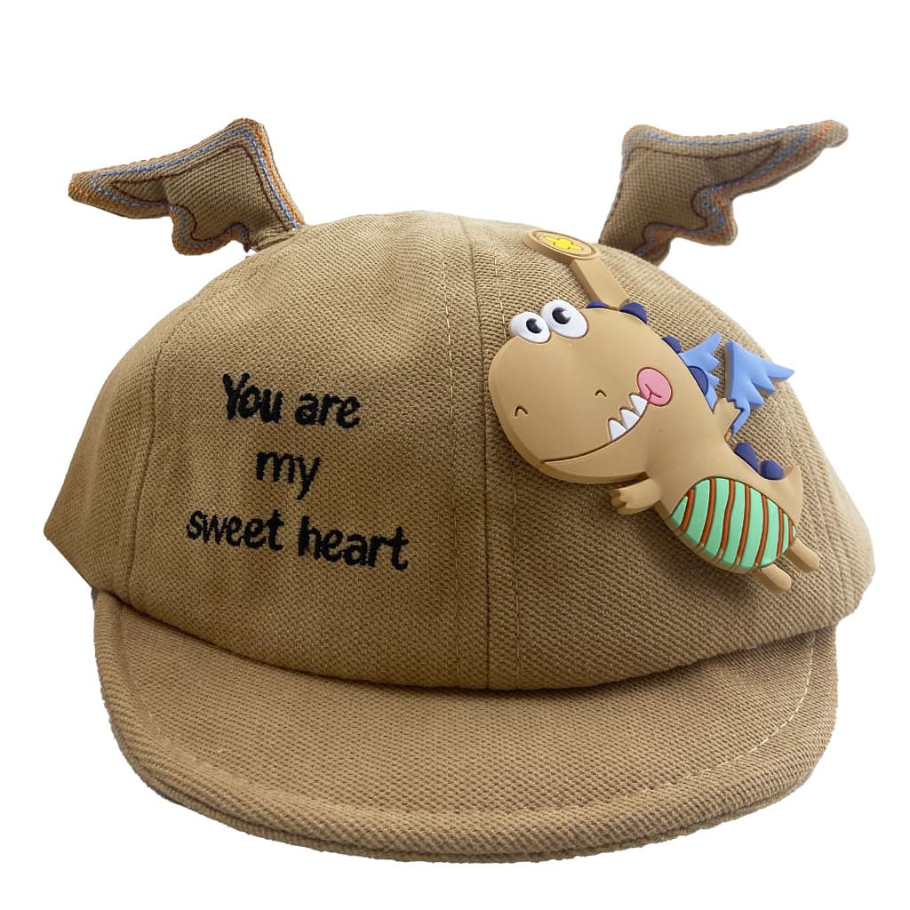 کلاه نقاب دار بچگانه My Sweet Heart دایناسور نسکافه ای1
