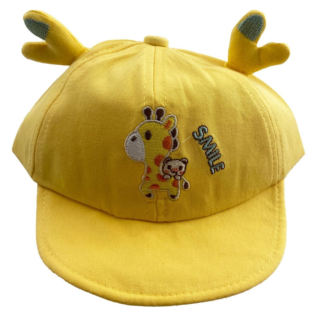 کلاه نقاب دار بچگانه Smile طرح زرافه1