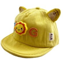 کلاه نقاب دار نوزادی TG طرح شیر زرد