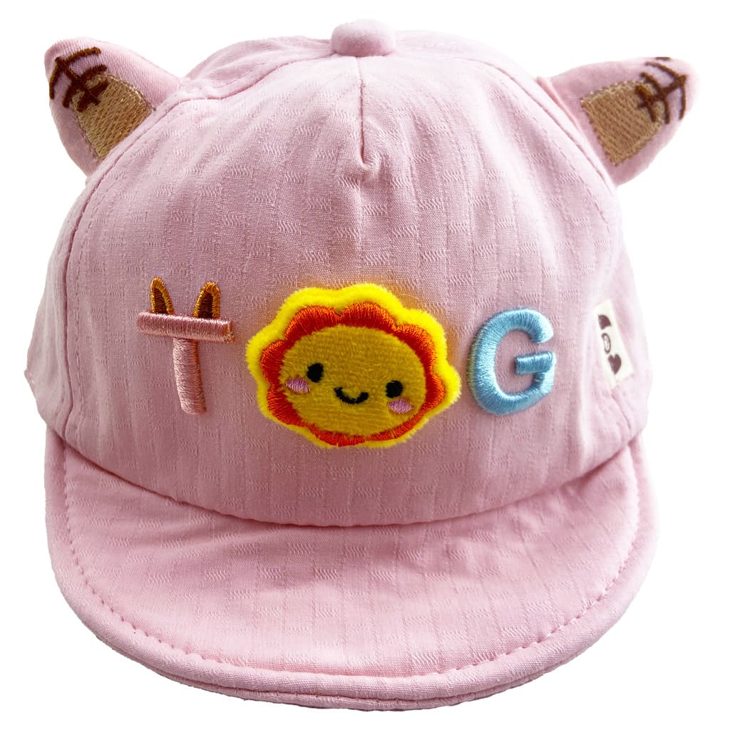 کلاه نقاب دار نوزادی TG طرح شیر صورتی
