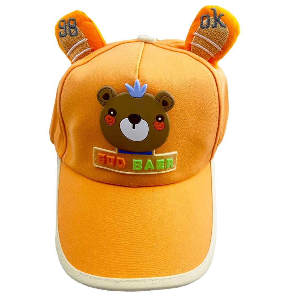 کلاه نقاب دار بچگانه خرس گوش دار God Baer نارنجی