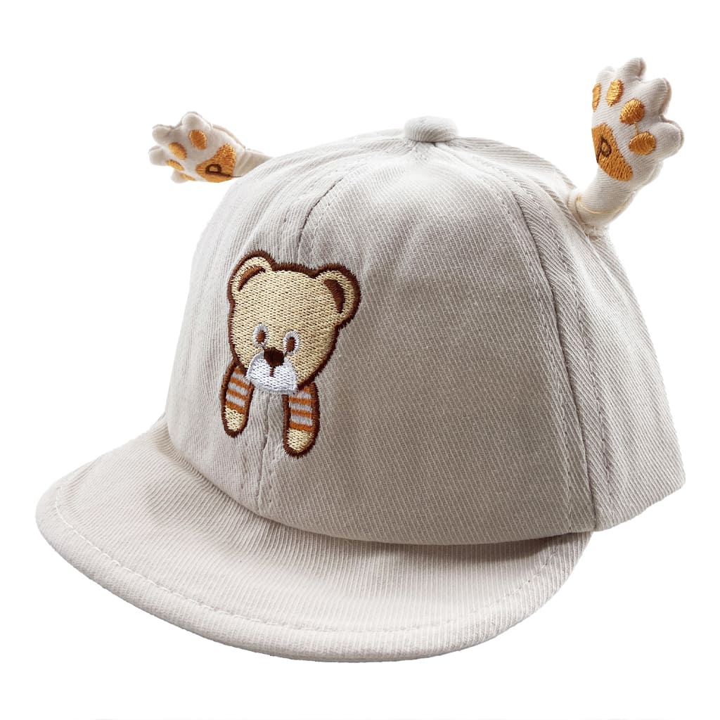 کلاه نقاب دار نوزادی خرس گوش دار شیری