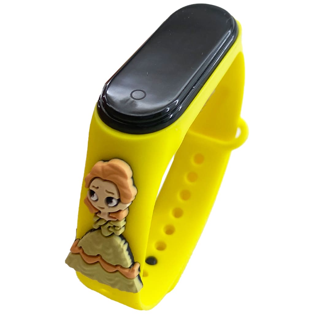 ساعت مچی دیجیتالی لمسی بچگانه عروسکی زرد2